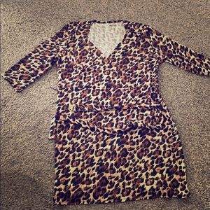 Leopard print dress